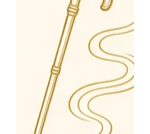 Wandelstok als illustratie voor de wandelstokvorm
